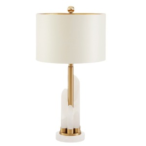 Lámpara de Mesa de Diseño Minimalista Posmoderno para Sala de Estar, Dormitorio, Mesita de Noche, Estudio, Hotel, Villa, Bar, con Decoración de Mármol - Product Image 5