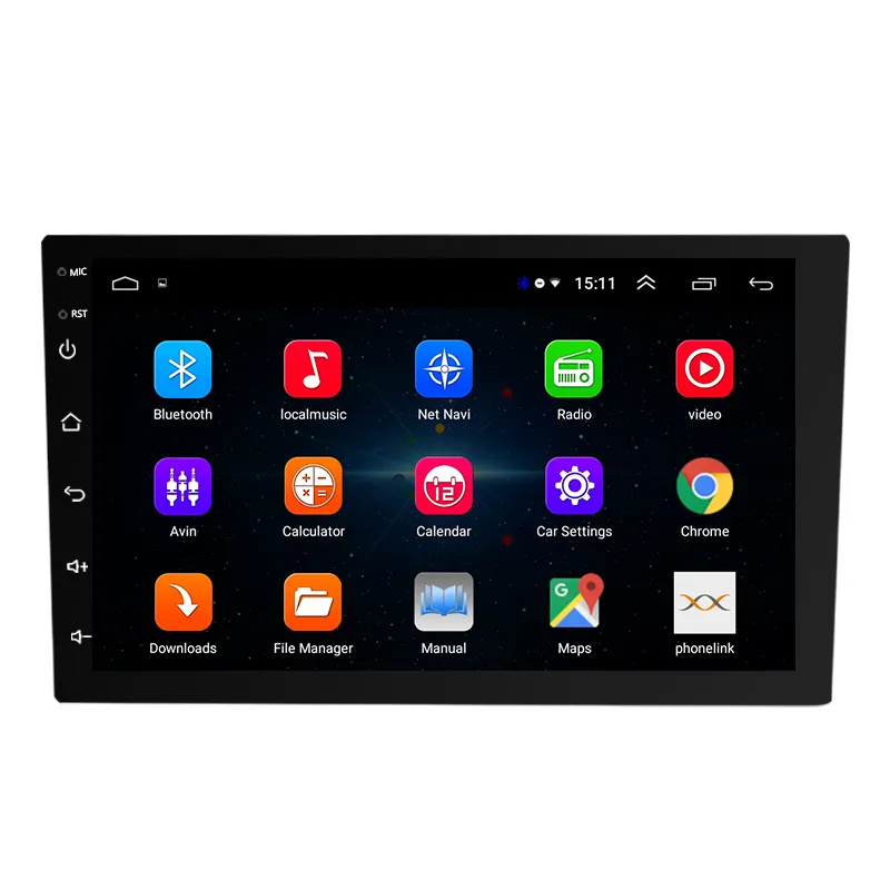 the cheapest price double din 9inch car android player multifunction car mp5 player with gps wifi android 8.1 system