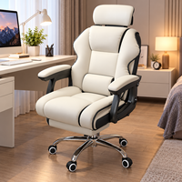 Chaise de bureau confortable pour jeux vidéo, université, dortoir, chambre, salon, diffusion en direct, dossier réglable A15