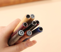 Stylo Calligraphique Vintage en Bois Massif Fait Main, Personnalisable, pour Calligraphie Manga, Pointes Remplaçables en Acier Inoxydable, Calligraphie Anglaise en Bois