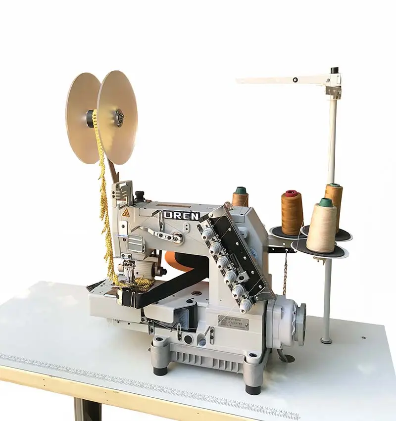 Want to buy Double needle platform double chain sewing machine Industrial sewing machine RNV-008