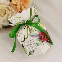 Vase en papier motif marbre pour célébrités du web européen, boîte de dragée colorée pour mariage, pour fournitures de fête, nouvelle collection 2020