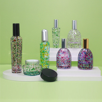 Flacon de parfum de haute qualité personnalisé verre rose clair flacon compte-gouttes carré en verre flacons de parfum de luxe de 50ml