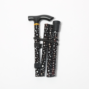 Bâtons <span class=keywords><strong>de</strong></span> <span class=keywords><strong>marche</strong></span> pliables et réglables, poignée en ABS Simple, Tube en aluminium PVC pieds, Extension légère, prix d'usine, bon marché - Product Image 4
