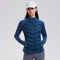 Veste en duvet d'oie au graphène pour femmes, manteau matelassé léger à col montant, décontracté, hiver, grandes tailles S-4XL
