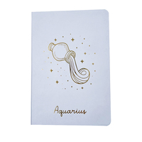 Cuaderno de Papel Reciclado A5 con los Doce Signos del Zodiaco, 90 Páginas, Diario Semanal, Cuaderno con Logotipo Personalizado al por Mayor, Diario de Bolsillo