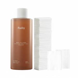 Huxley Conditioning Essence Toner Preshape 300ml Set Good Quality Facial Essence with 40P Cotton <b>Pad</b> - Product Image 2