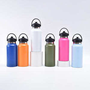 Nouvelle gourde isotherme à double paroi en acier inoxydable avec coque en bambou, personnalisable avec logo, pour l'extérieur - Product Image 1
