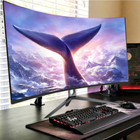 Moniteur de jeu PC incurvé 19 34 49 pouces, écran large LCD, 144Hz 165Hz 1ms, moniteur d'ordinateur pour le jeu et le bureau