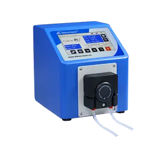 Ditron high precision touch screen flow calibration liquid transmission self suction peristaltic metering pump