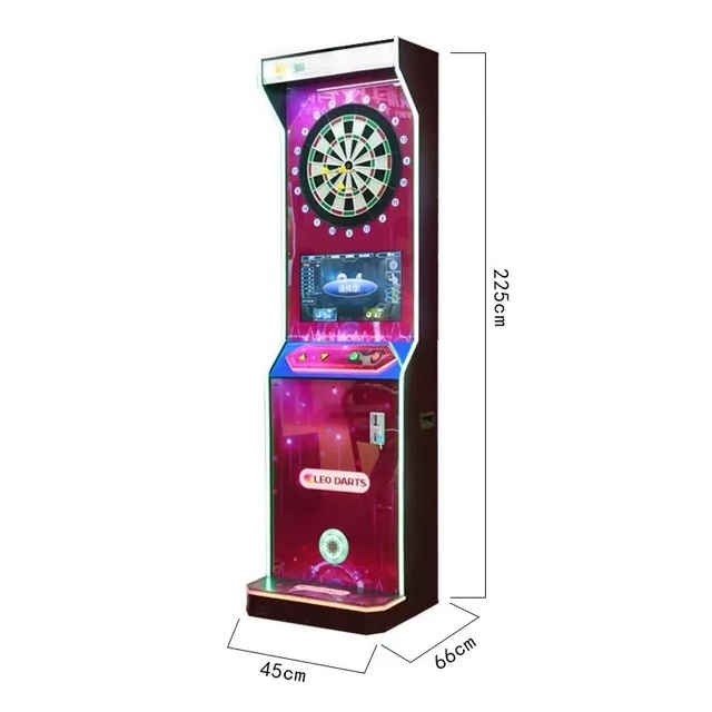 Hot Selling Electric Coin Operated Metal Dart Board Shooting Machine 1 Year Warranty for Indoor Leisure and Entertainment