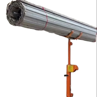 Porte de garage à enroulement personnalisée, nouvelle télécommande, équipement de levage portable, construction métallique pour les commerces de détail, les hôtels, 150-300 kg
