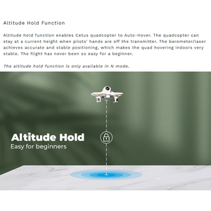 ชุดโดรนแข่งกลางแจ้ง Cetus Pro FPV Kit Brushless Mini Drone Quadcopter พร้อมแว่นตาและรีโมทคอนโทรล ระยะ 80 เมตร สำหรับผู้เริ่มต้นเล่น FPV - Product Image 2