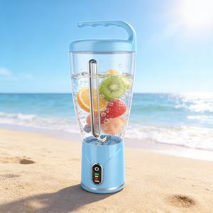 150W Portable Cordless Juicer 1000ml USB Rechargeable BPA-Free Low Noise Leak Proof Smoothie <b>Maker</b> Ice Crushing Home - Product Image 5
