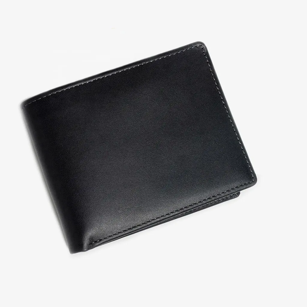 Hot Selling Op Maat Gemaakte Bifold Portemonnee Echt Lederen Heren Portemonnee Van Hoge Kwaliteit Luxe Met Privé-Logo