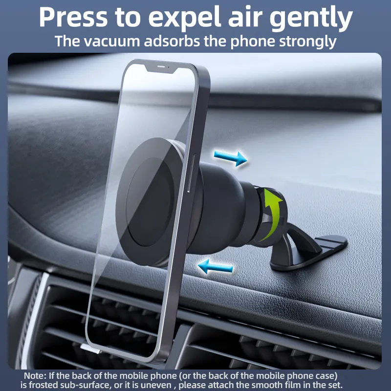 便利な電話使用のためのポータブル強力真空吸着携帯電話スタンド車のエアベントマウントホルダー