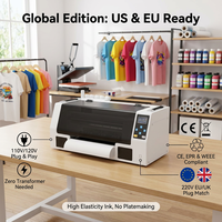 Impresora DTF KECAI de Alta Calidad, Automática, para Impresión de Tela, con Circulación de Tinta Blanca, A3 30cm XP600, para Camisetas, con Certificación CE