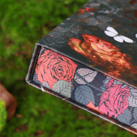 Buku Fiksi Sampul Keras Cetak Khusus dengan Tepi Berwarna, Novel Gotik Romantis Berwarna Penuh untuk Penulis dan Penerbit