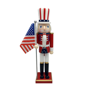 Cascanueces de Nogal del 250 Aniversario para Mesa de Comedor, 4 de Julio, Día de la Independencia de los Estados Unidos, Día de los Caídos - Product Image 5