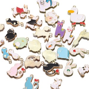 จี้รูปสัตว์การ์ตูนโลหะผสมขนาดเล็ก อุปกรณ์ทำเครื่องประดับ DIY สำหรับสร้อยข้อมือ สร้อยคอ ของตกแต่งทำมือ - Product Image 5