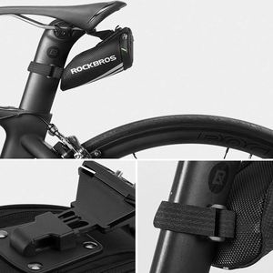 Usine BSCI ROCKBROS Mini sacoche de selle arrière portable réfléchissante en nylon pour vélo, accessoires de cyclisme - Product Image 5