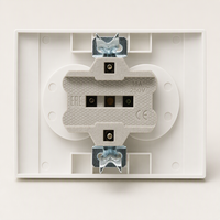Deutsche Schuko-Wandsteckdose 16A 250V Unterputz-Runddose mit Klauen Elektrische Steckdose PC-Panel CE-zertifiziert