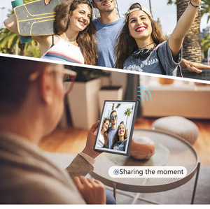 IPS écran tactile mural 10.1 pouces WiFi Smart électronique cadres <span class=keywords><strong>photo</strong></span> numériques <span class=keywords><strong>avec</strong></span> diaporama partager des photos de n'importe où - Product Image 3