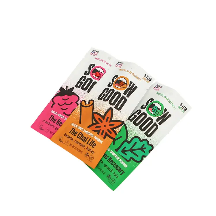 Newest edible packaging treats gummies bags mylar edible bag with edible treats