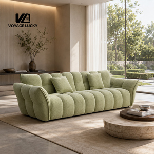 Divano Modulare Curvo Verticale VL di Qualità Premium, Divano Sezionale Moderno per Soggiorno - Product Image 1