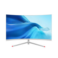 Ordinateur tout-en-un élégant avec écran tactile incurvé rétroéclairé par LED, caméra optionnelle, WIFI et BT