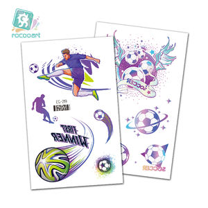 <span class=keywords><strong>Tatuajes</strong></span> Temporales Brillantes <span class=keywords><strong>para</strong></span> Niños, Fanáticos del <span class=keywords><strong>Fútbol</strong></span>, ​​Pegatinas <span class=keywords><strong>de</strong></span> <span class=keywords><strong>Tatuajes</strong></span> Falsos, Pegatinas <span class=keywords><strong>de</strong></span> <span class=keywords><strong>Tatuajes</strong></span> Temporales Impermeables <span class=keywords><strong>para</strong></span> Hombre y Niño - Product Image 5