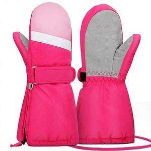 Mitaines d'hiver chaudes unisexes pour le cyclisme en plein air, imperméables, isolées, en Oxford, avec fermeture éclair, compatibles avec les écrans tactiles - Product Image 2