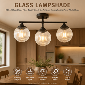 <span class=keywords><strong>Abat</strong></span>-<span class=keywords><strong>jour</strong></span> sphérique côtelé en verre de 160 mm de hauteur pour l'assemblage de lampes - Fourniture en gros d'accessoires d'éclairage - Product Image 1