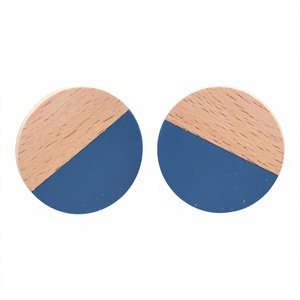 High Quality Shan India Bohemia Style Resin <b>Post</b> Earrings Lock Design Handmade Nail Insertion Customizable Women Engagement - Product Image 4