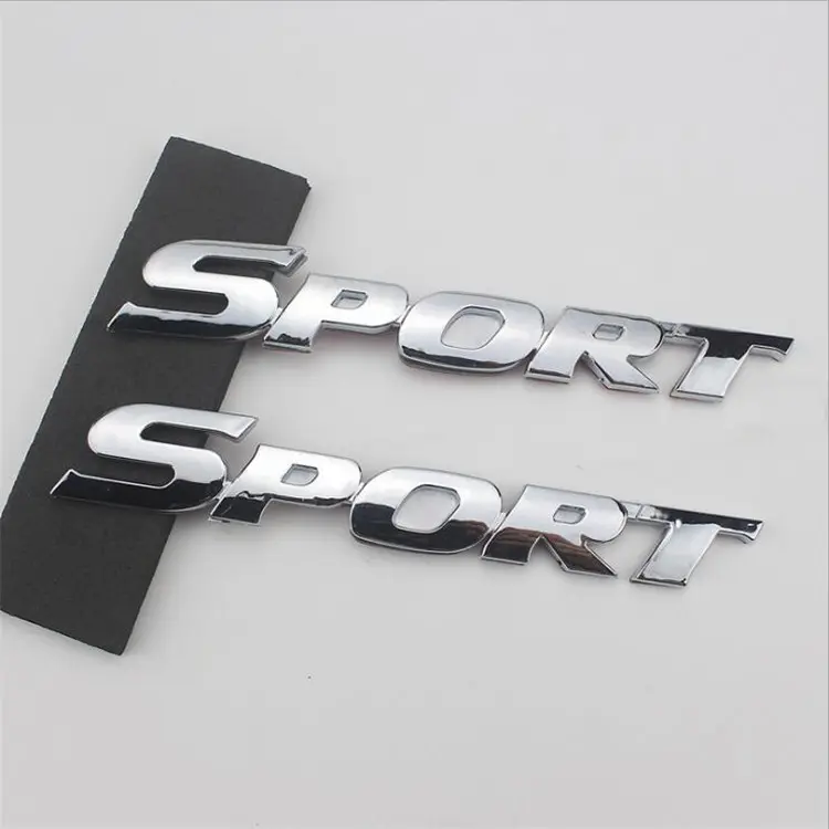 Kunden spezifische ABS Sport Car Body Dekoration Brief Emblem Aufkleber für Toyota