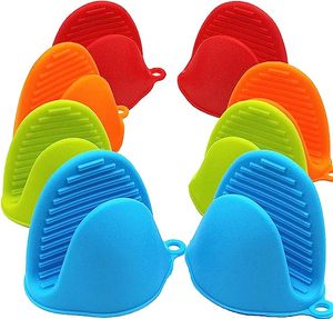 Gants de four en silicone, protège-plats en silicone, pinces de cuisine, échantillons gratuits en sachet OPP, protège-plats en silicone imprimés, 100 pièces - Product Image 1
