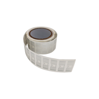 Étiquette RFID Wet Inlay 44x18mm avec puce Impinj U9, fréquence globale, sans impression, pour la vente au détail