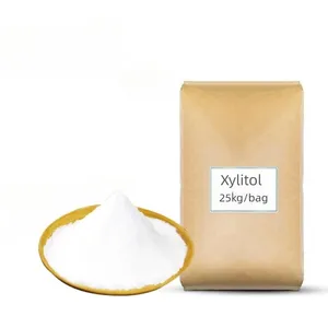 Vente en gros de xylitol organique en vrac, édulcorant, xylitol 87-99-0, poudre de xylitol de qualité alimentaire pour aliments et boissons