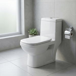 Vistaar Offre Spéciale WC Moderne Deux Pièces en Porcelaine à Double Chasse Cyclone, Fixation au Sol - Product Image 3