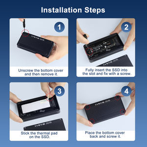 Acasis USB4对接40gbps M2 Nvme迅雷外壳兼容USB 4.0 <span class=keywords><strong>3</strong></span>.<span class=keywords><strong>2</strong></span> <span class=keywords><strong>3</strong></span>.1 <span class=keywords><strong>3</strong></span>.0铝库存时尚彩盒 - Product Image 6