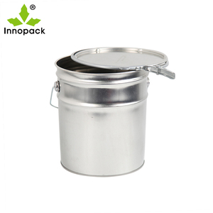 Contenedor de hojalata de alta calidad, anticorrosión y antioxidante, apto para uso alimentario, capacidad de 13 kg, venta directa de fábrica, cubeta metálica de 13 L - Product Image 6