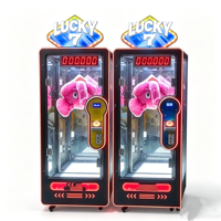 Machine de jeu à pièces américaine, centre commercial, machine de jeu automatique Lucky 7, machine à griffes en plastique pour la vente aux Philippines