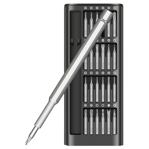 Set di Cacciaviti Magnetici 25 in 1 per Riparazioni, Manico in Lega di Alluminio, Vendita all'Ingrosso - Product Image 4