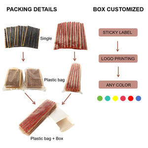 सबसे अच्छा विक्रेता ट्यूबलेस टायर पंक्चर मरम्मत स्ट्रिप रबर सील 6.0 * मोटरसाइकिल और कार के लिए 200 मिमी - Product Image 5