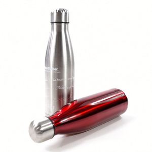 Bouteille d'eau isotherme en acier inoxydable personnalisable avec logo, facile à transporter, pour la promotion, vente en gros - Product Image 4