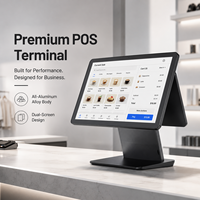 15.6 pouces usine fabricant fournir une coque en alliage d'aluminium de haute qualité Windows 10/Android écran tactile tout en un systèmes Pos