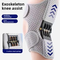 Exosquelette de genou pour personnes âgées, aide à la marche, genouillère de rééducation pour la randonnée et l'alpinisme