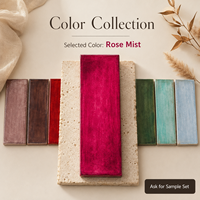 Carrelage en céramique Zellige rouge rosé fait main, tuile artistique émaillée pour la décoration murale de salles de bain, hôtels, bars et intérieurs résidentiels