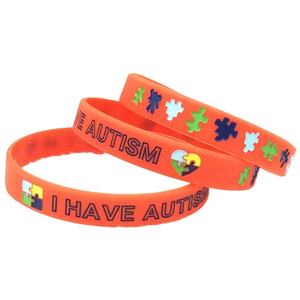 Pulsera Personalizada de Goma Debossed con Texto Personalizado, Pulsera de Silicona con Logotipo de Evento - Product Image 3