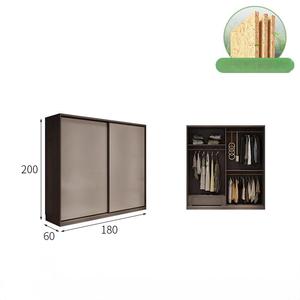 Armoire coulissante en bois au design moderne, personnalisable, pour chambre à coucher, avec étagères <span class=keywords><strong>de</strong></span> présentation, armoire design, solide - Product Image 6